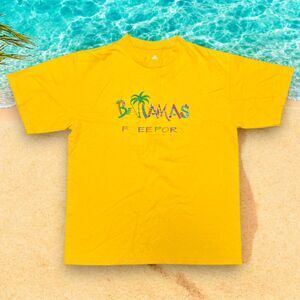 Bahamas Embroidered T-Shirt Size M Tourist Souvenir Vacation Dorsett Tees NWOT